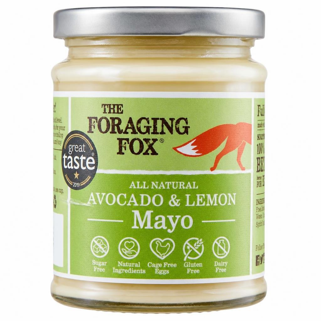 The Foraging Fox Avocado & Lemon Mayonnaise 240G