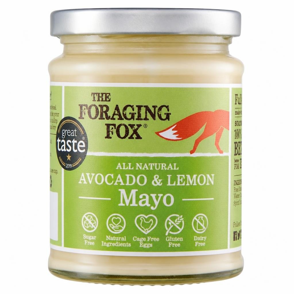 The Foraging Fox Avocado & Lemon Mayonnaise 240G