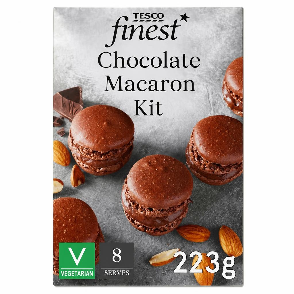 Tesco Finest Chocolate Macaron Kit 223g