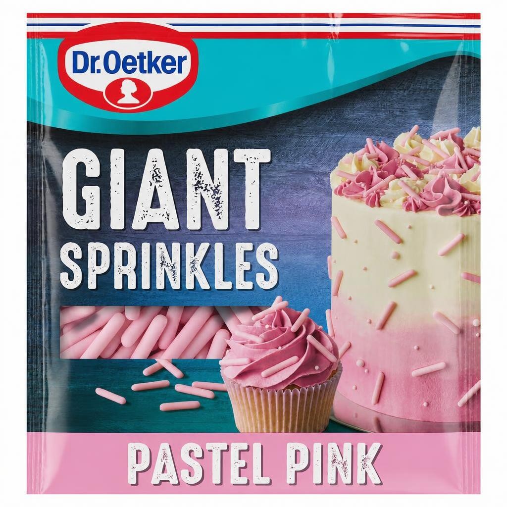 Dr. Oetker Pastel Pink Giant Sprinkles 35g