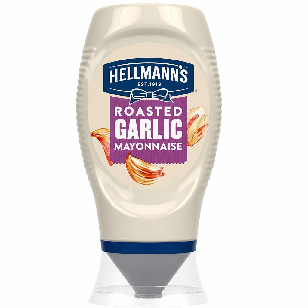 Hellmann's Garlic Squeezy Mayonnaise 250Ml