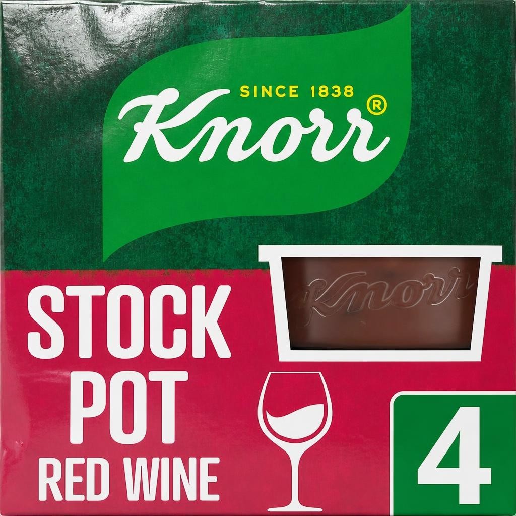 Knorr Stockpot Red Wine 4pk 104g