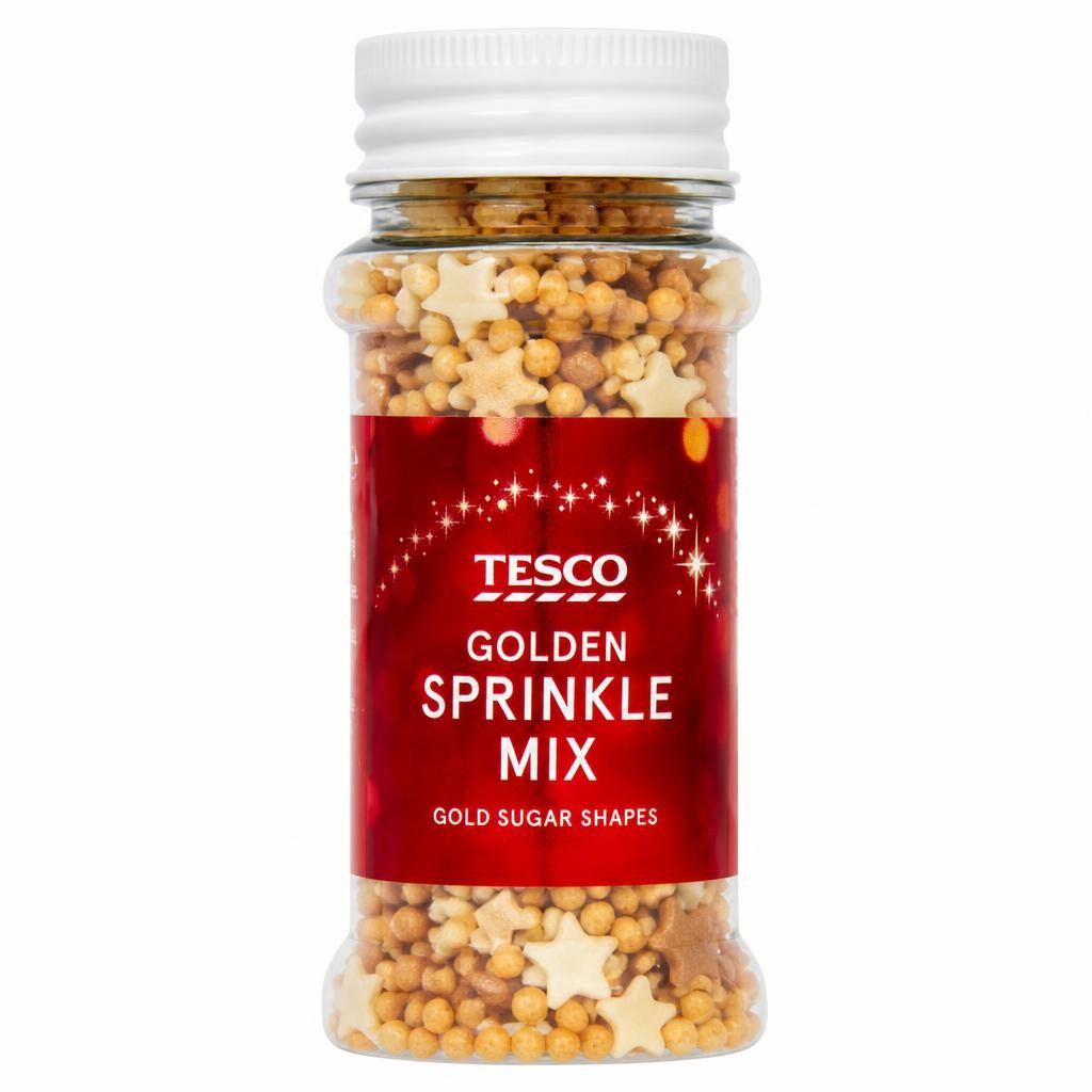 Tesco Golden Sprinkles Mix 60g