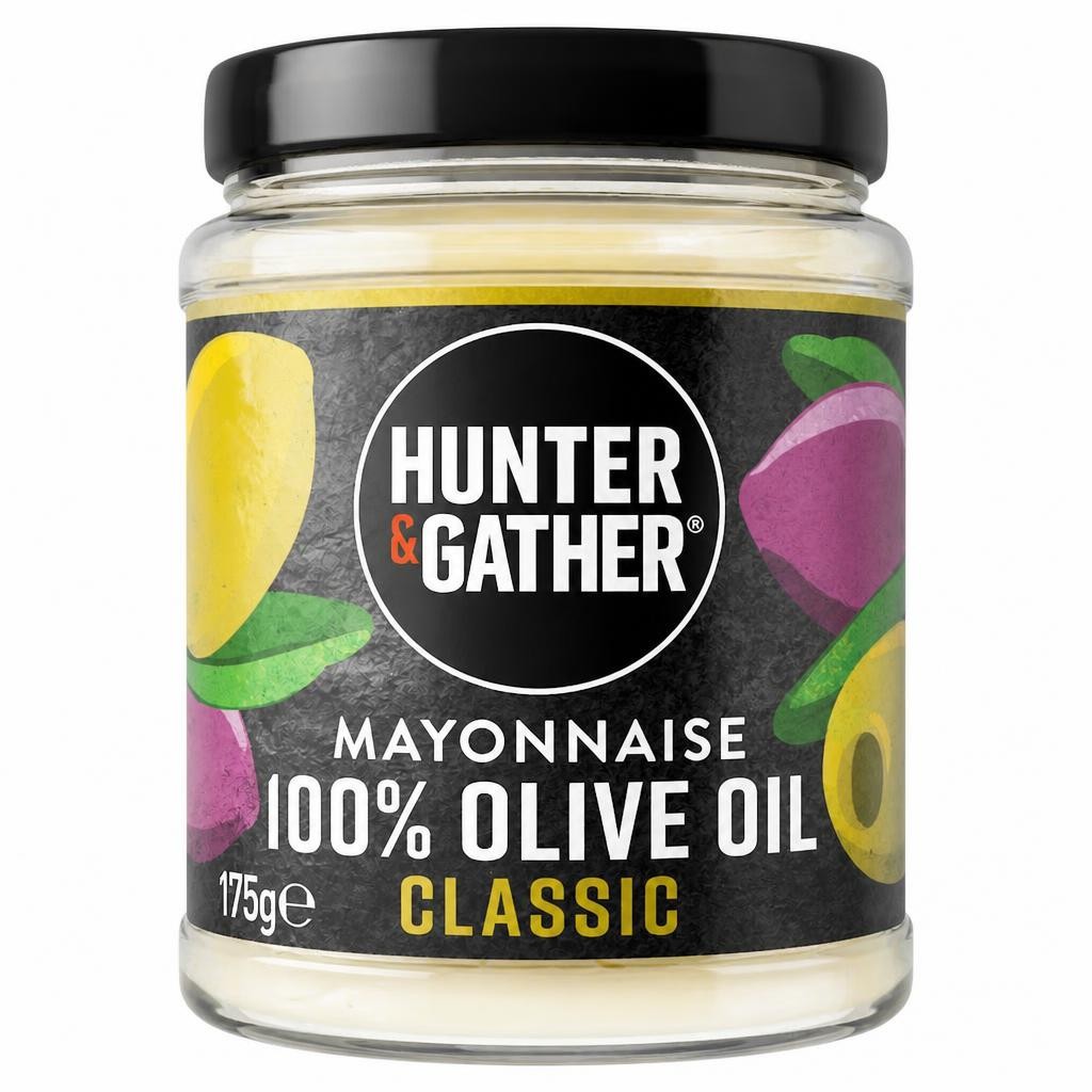 Hunter & Gather 100% Olive Oil Mayonnaise Classic 175g