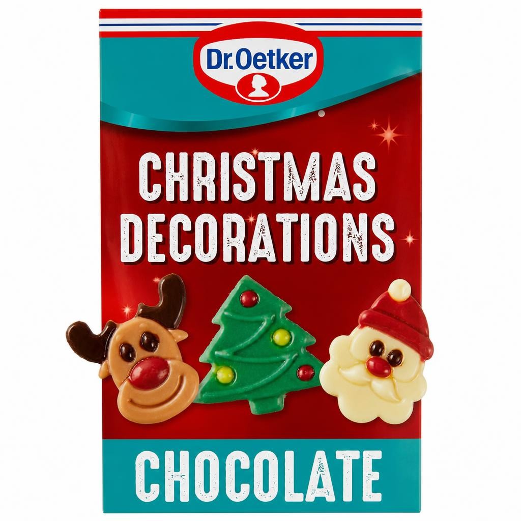Dr. Oetker Chocolatey Christmas Decorations 14g