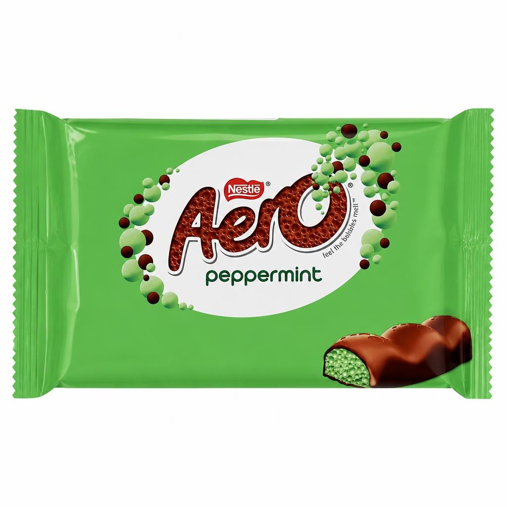 Aero Peppermint Milk Chocolate Bubble Bars 8 x 27g