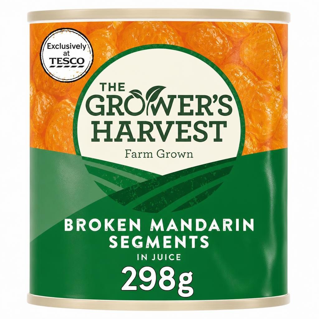 Growers Harvest Broken Mandarin Segments in Juice 298g