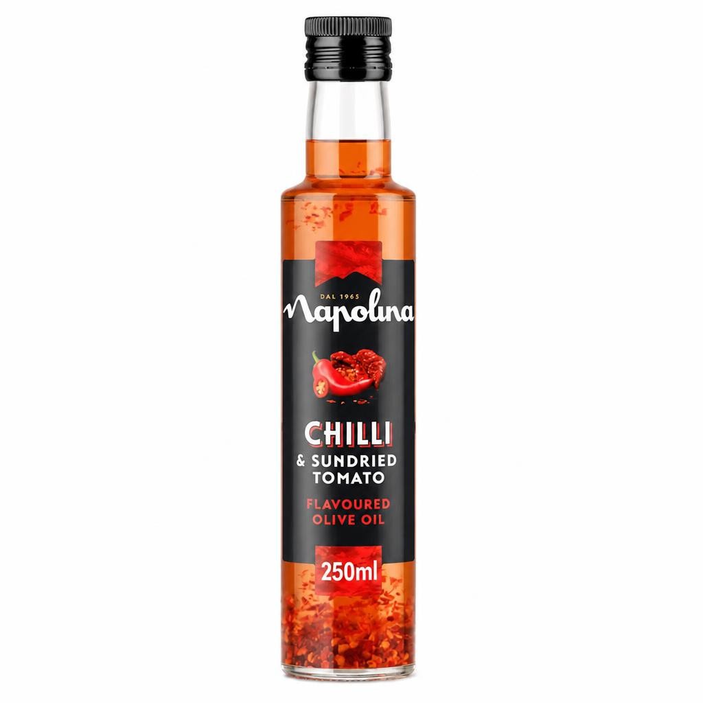 Napolina Chilli & Sundried Tomato Flavoured Olive Oil 250ml