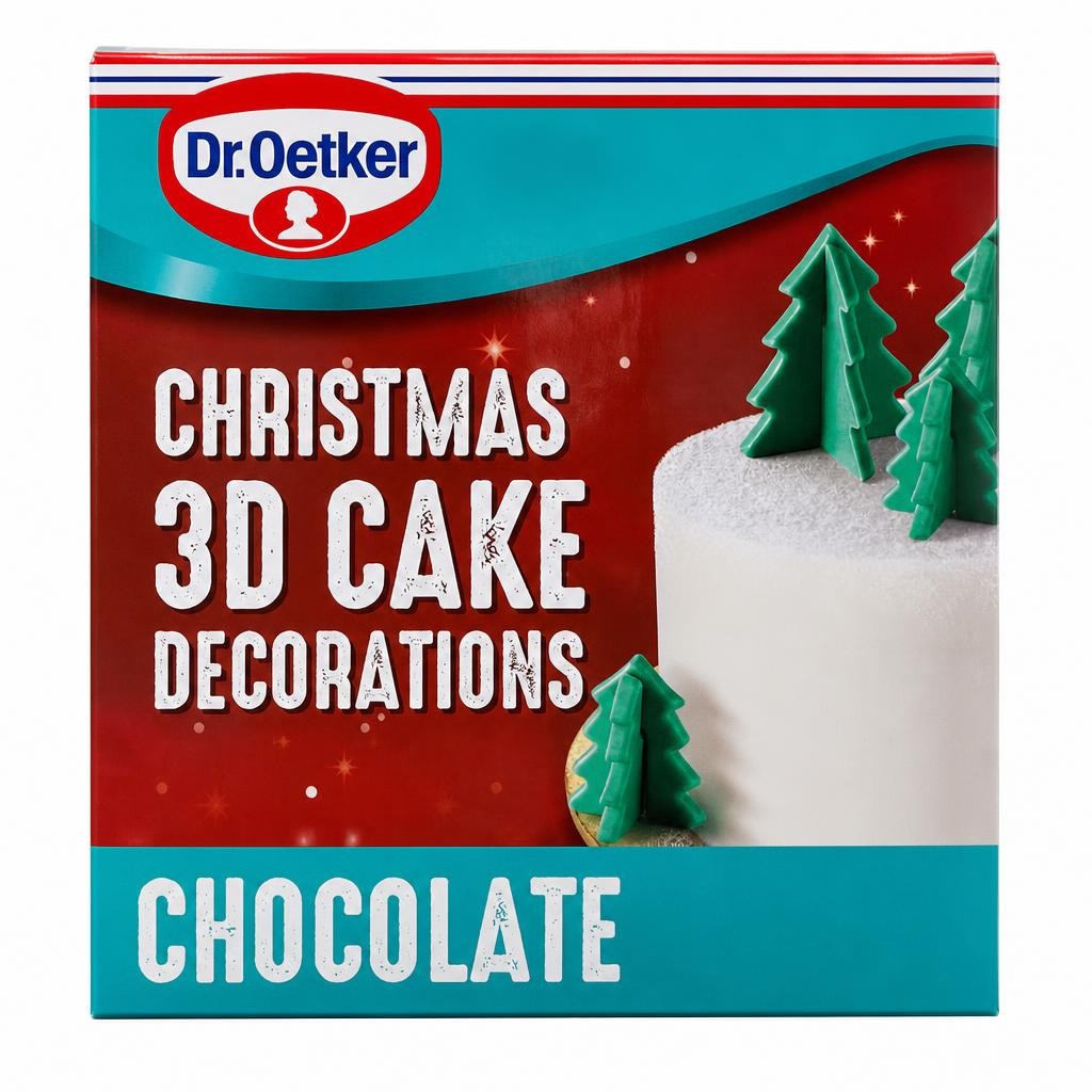 Dr. Oetker 3D Chocolatey Christmas Trees 30g