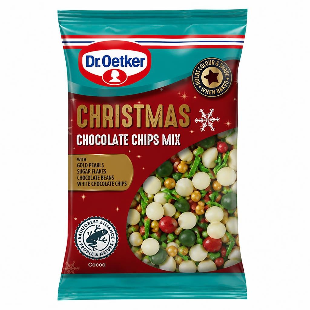 Dr. Oetker Christmas Chocolate Chip Mix 90g