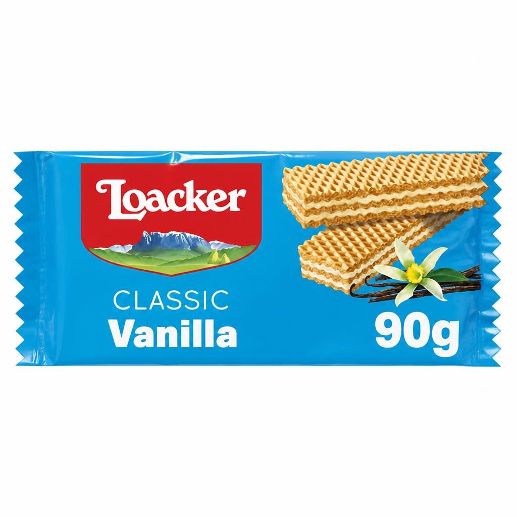 Loacker Classic Vanilla Wafers 90G