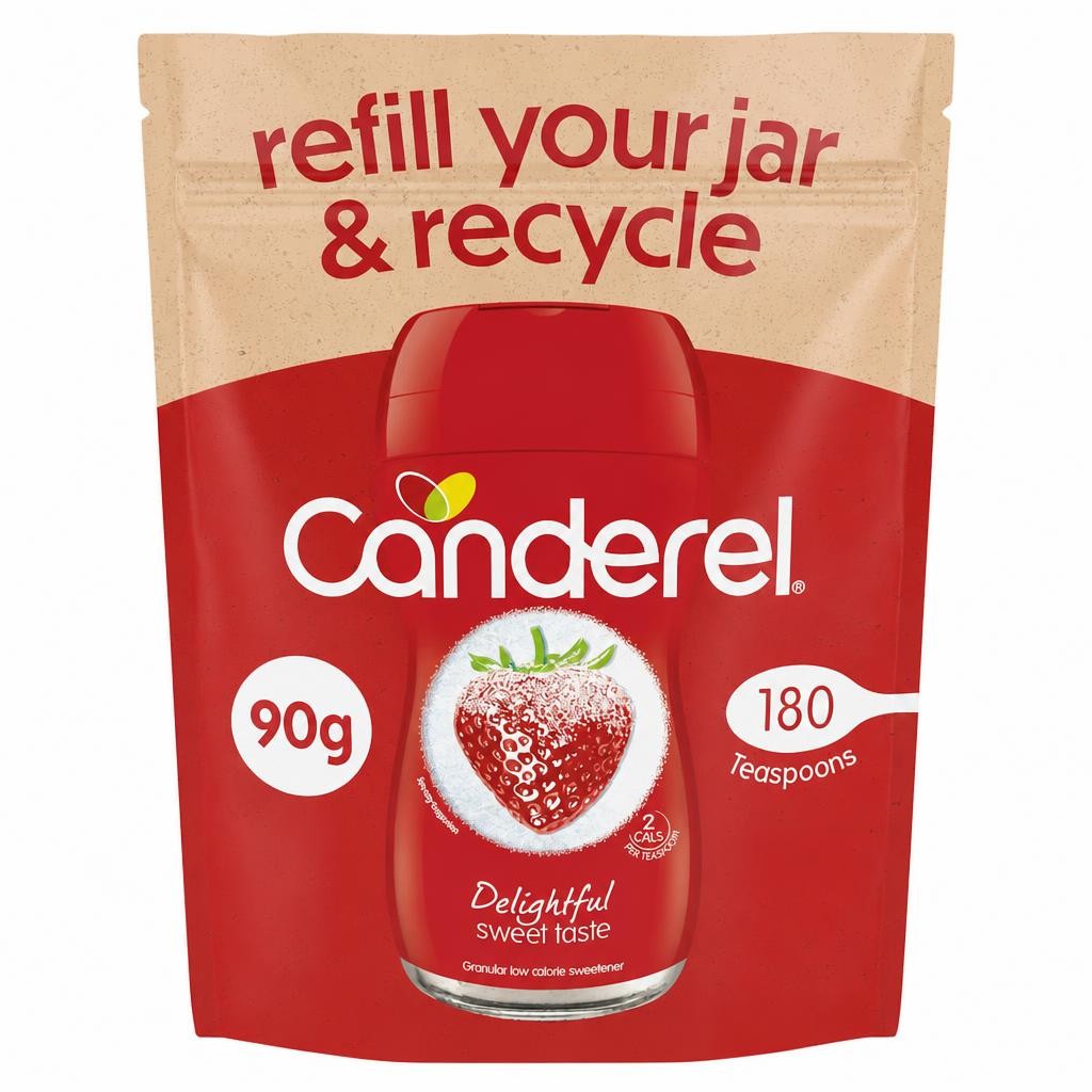 Canderel Granular Sweetener Refill Pack 90g