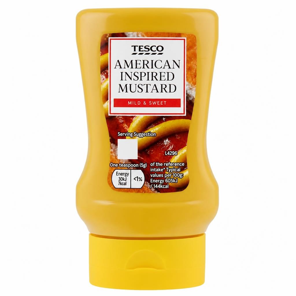 Tesco American Inspired Mustard 310G
