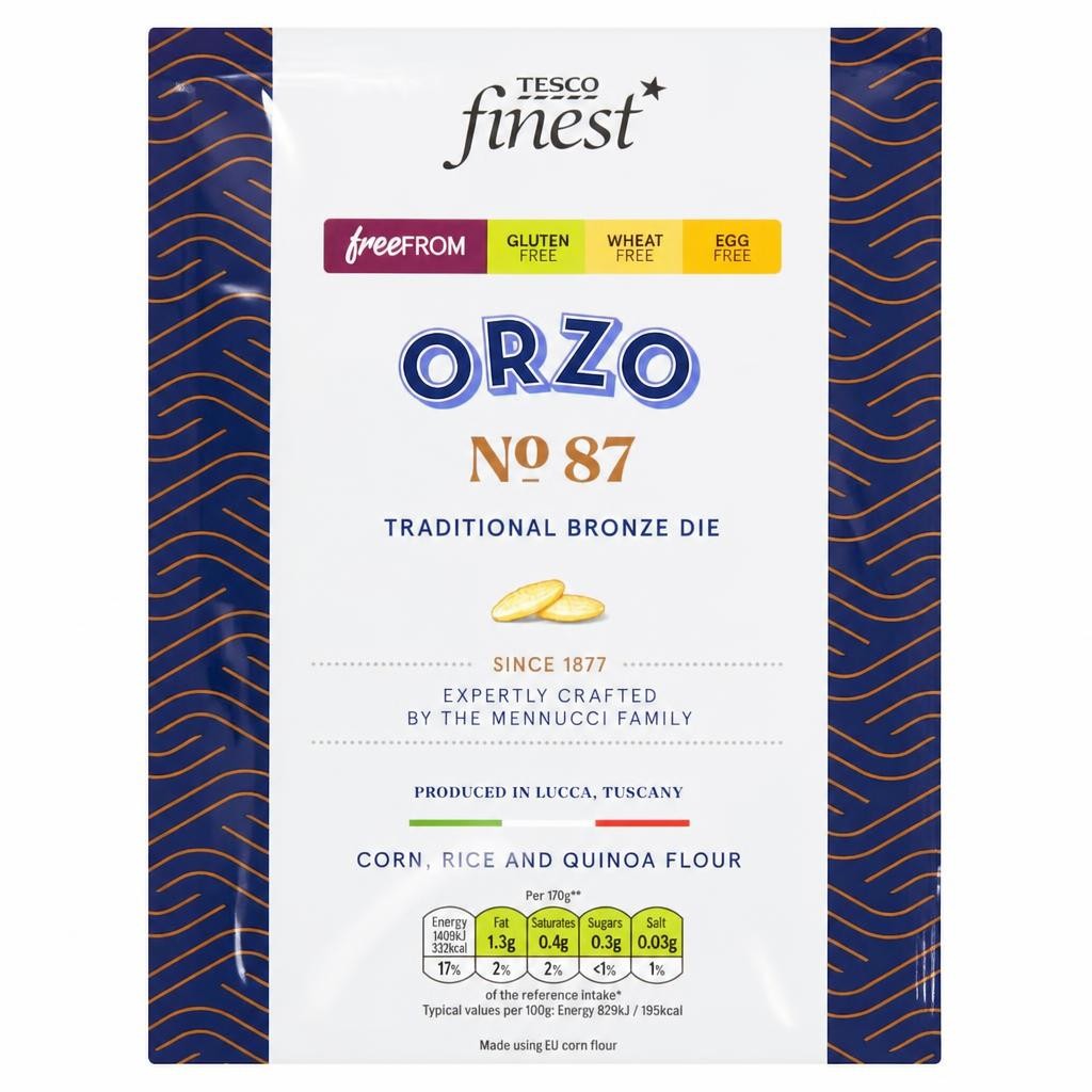 Tesco Finest Free From Orzo 500G