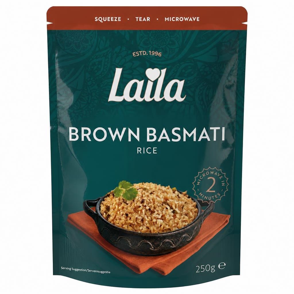 Laila Brown Basmati Microwave Rice 250g