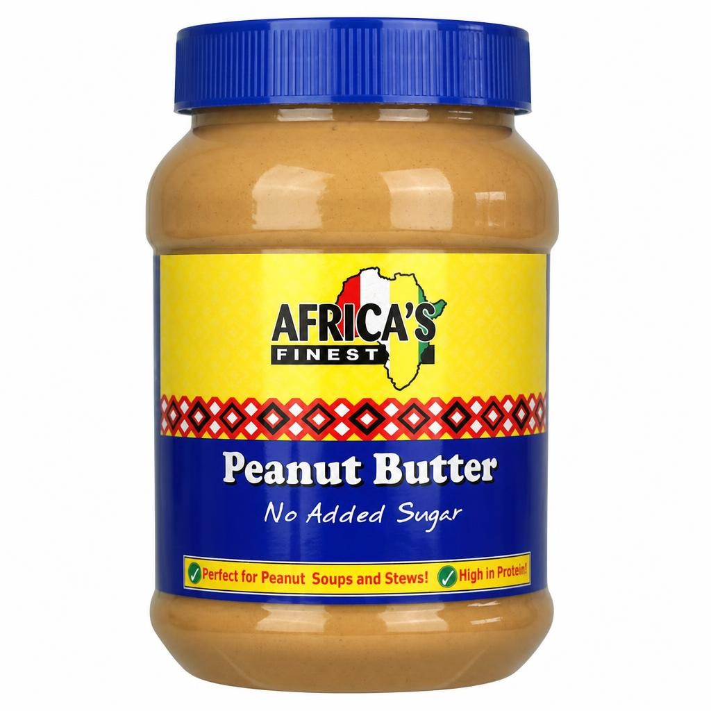 Africa's Finest Peanut Butter No Added Sugar 1kg