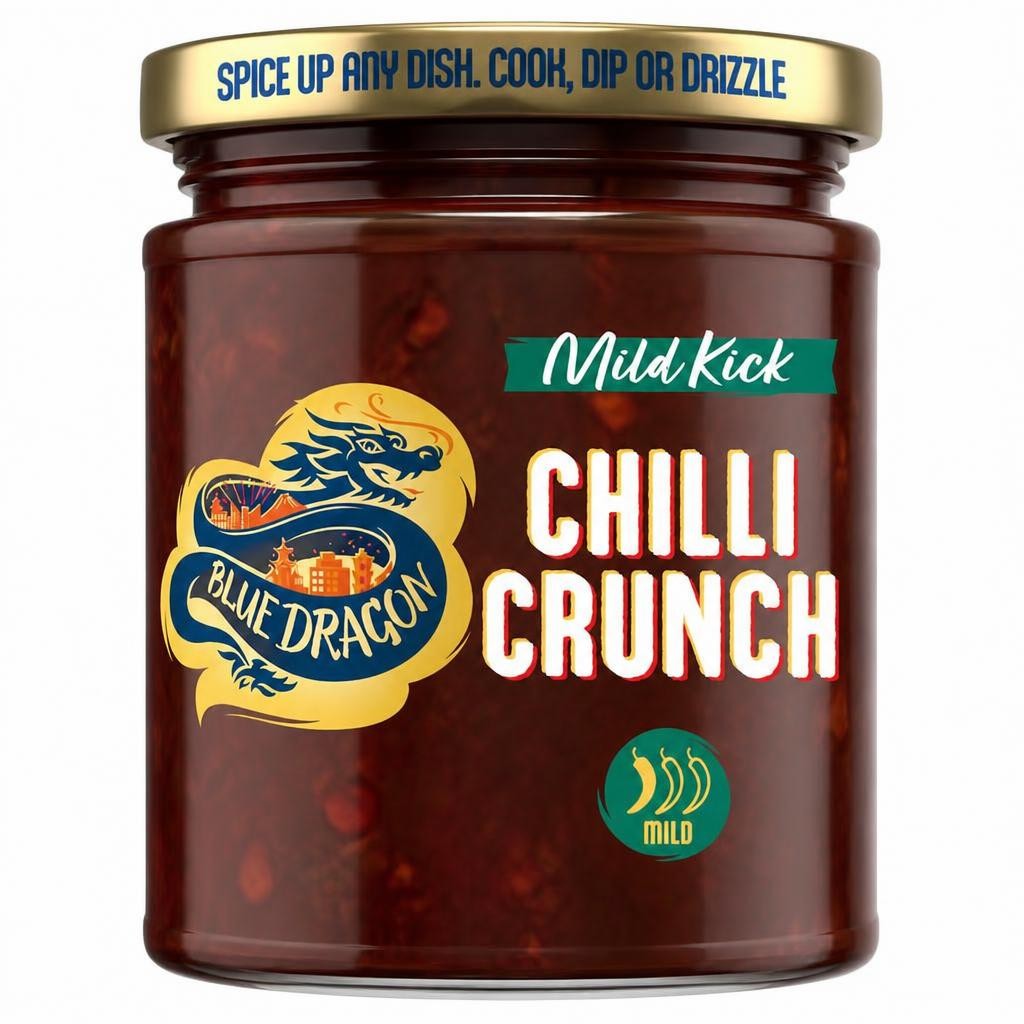 Blue Dragon Mild Kick Chilli Crunch 180g