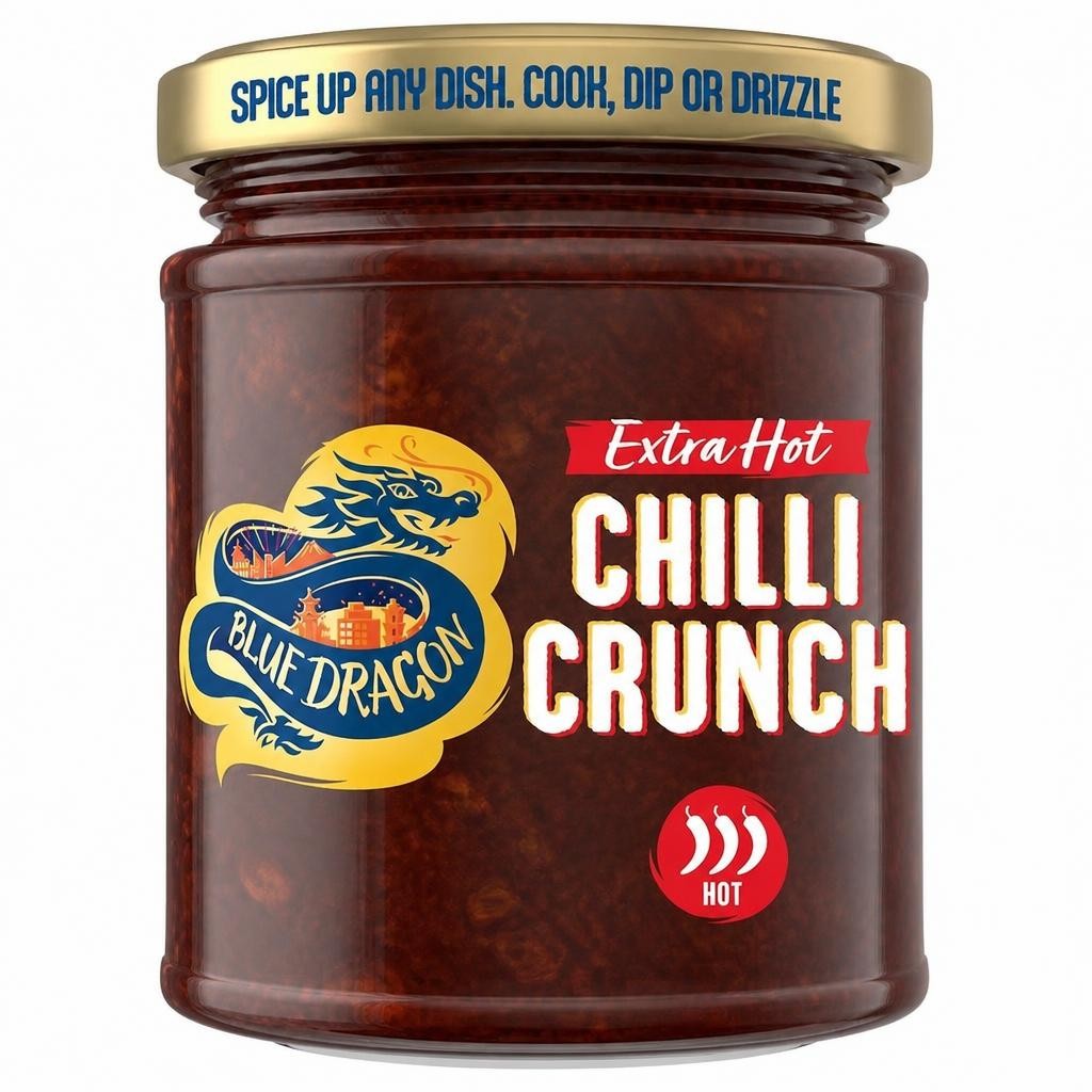 Blue Dragon Extra Hot Chilli Crunch 180g