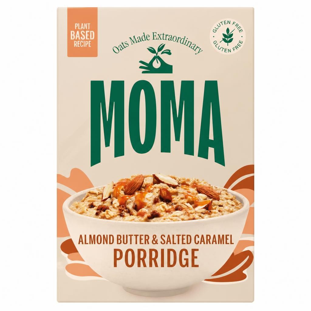 MOMA Almond Butter & Salted Caramel Porridge 6 Sachets 240g