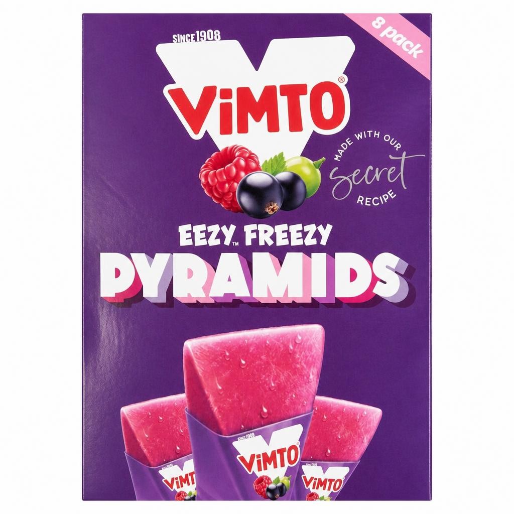 Vimto Eezy Freezy Pyramids 8x62ml