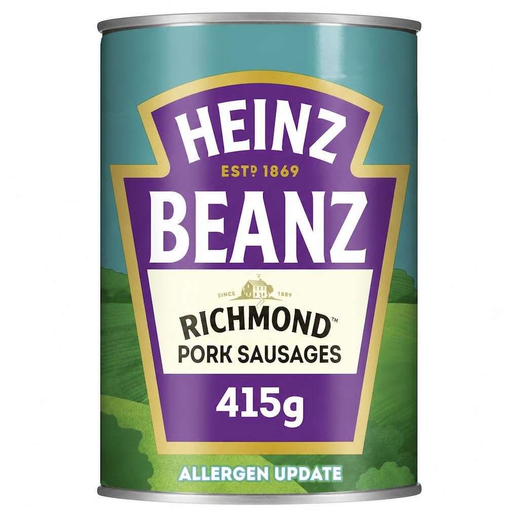 Heinz Beanz With Richmond Pork Sausages 415g
