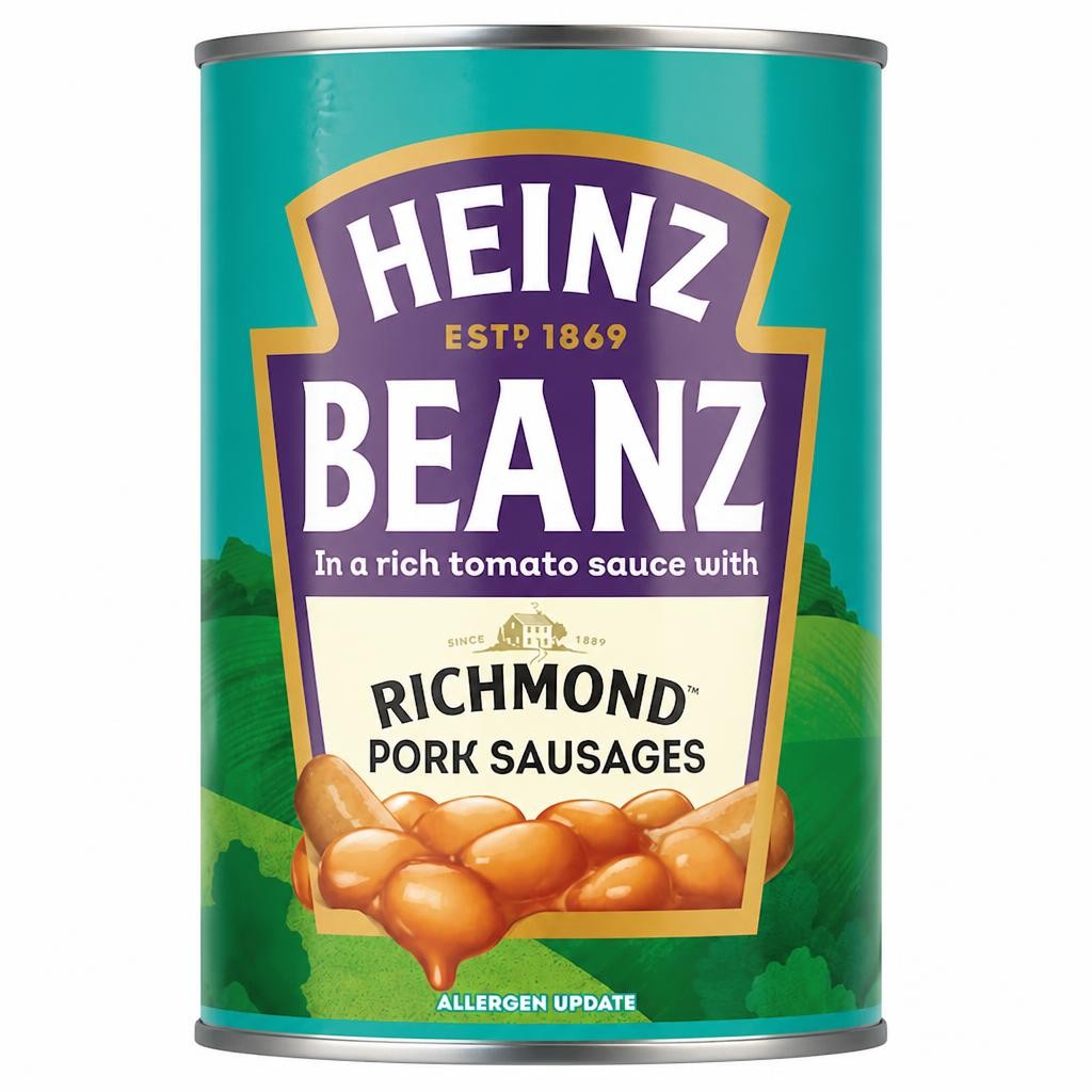 Heinz Beanz With Richmond Pork Sausages 415g