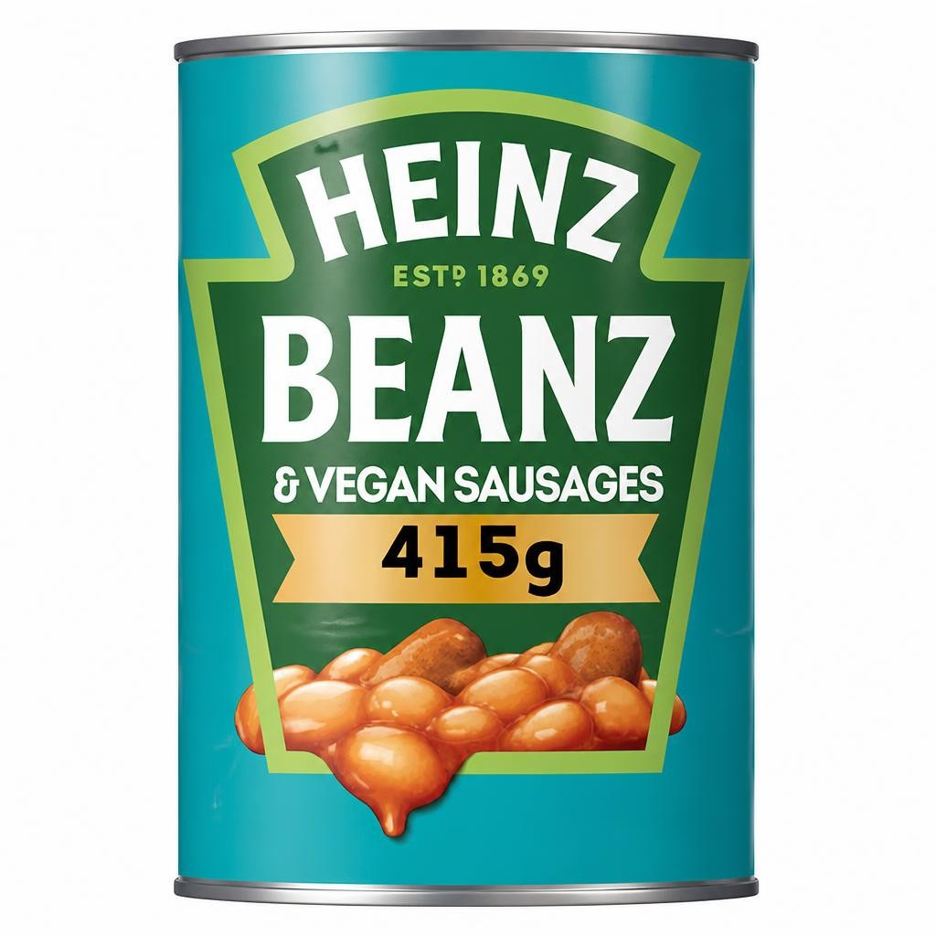 Heinz Plant-Based Baked Beanz & Vegan Sausages 415G