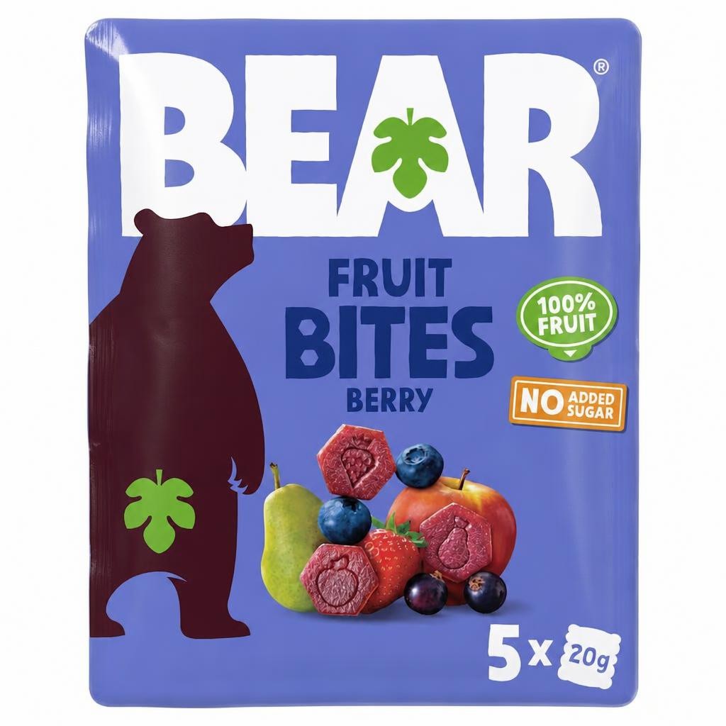 BEAR Fruit Bites Berry 5x20G