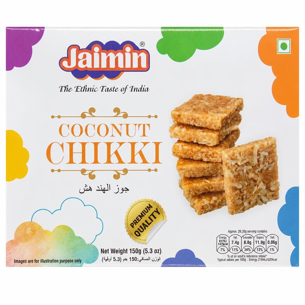 Jaimin Coconut Chikki 150g