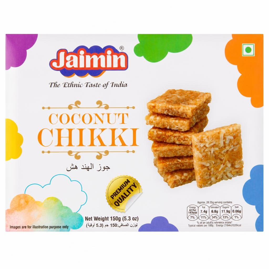 Jaimin Coconut Chikki 150g