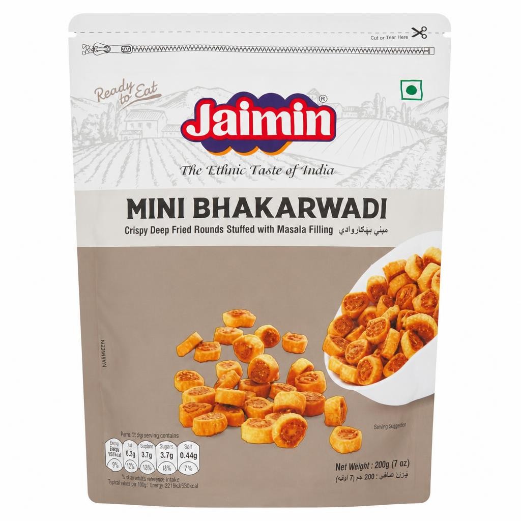 Jaimin Mini Bhakarwadi 200g