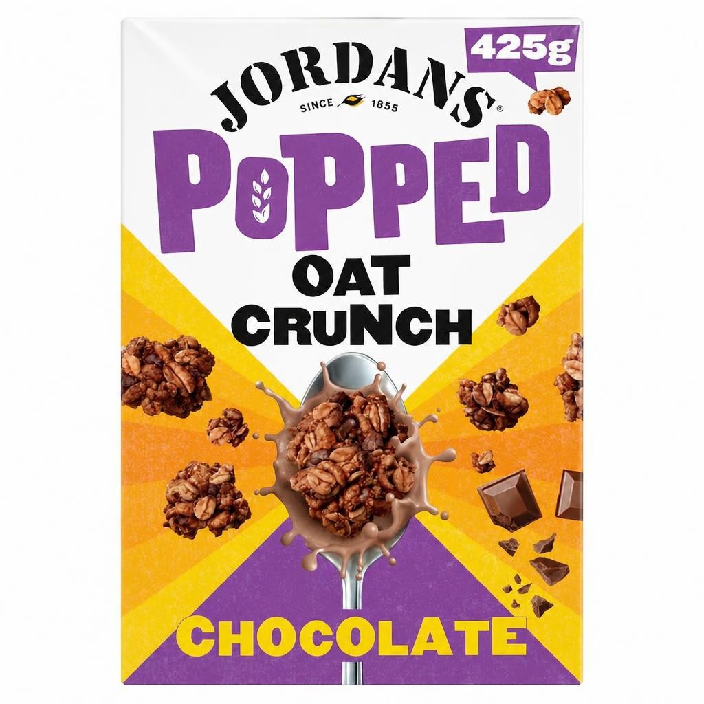 Jordans Popped Oat Crunch Cereal - Chocolate 425g