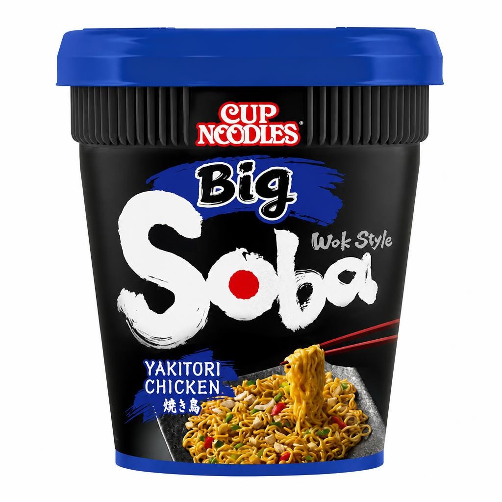 Nissin Soba Big Yakitori Chicken Instant Noodles Pot 113g