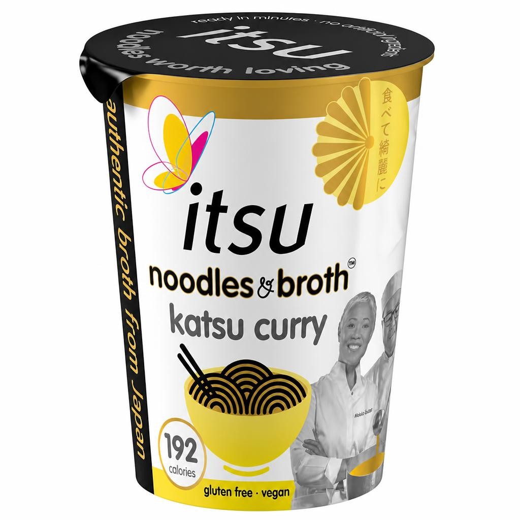 itsu katsu curry instant noodles & broth pot 63g
