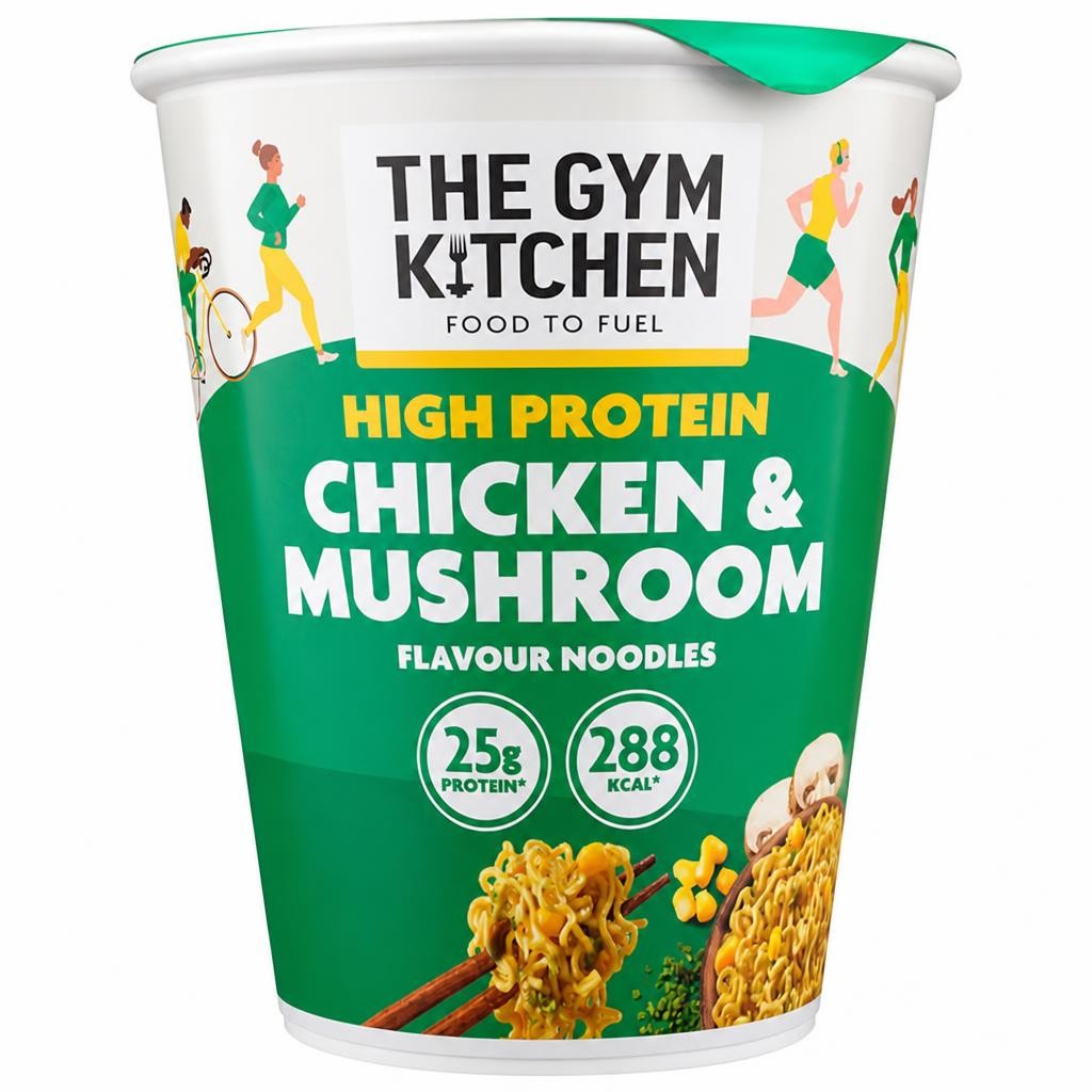 The Gym Kitchen High Protein Chicken & Mushroom Flavour Noodles 64g