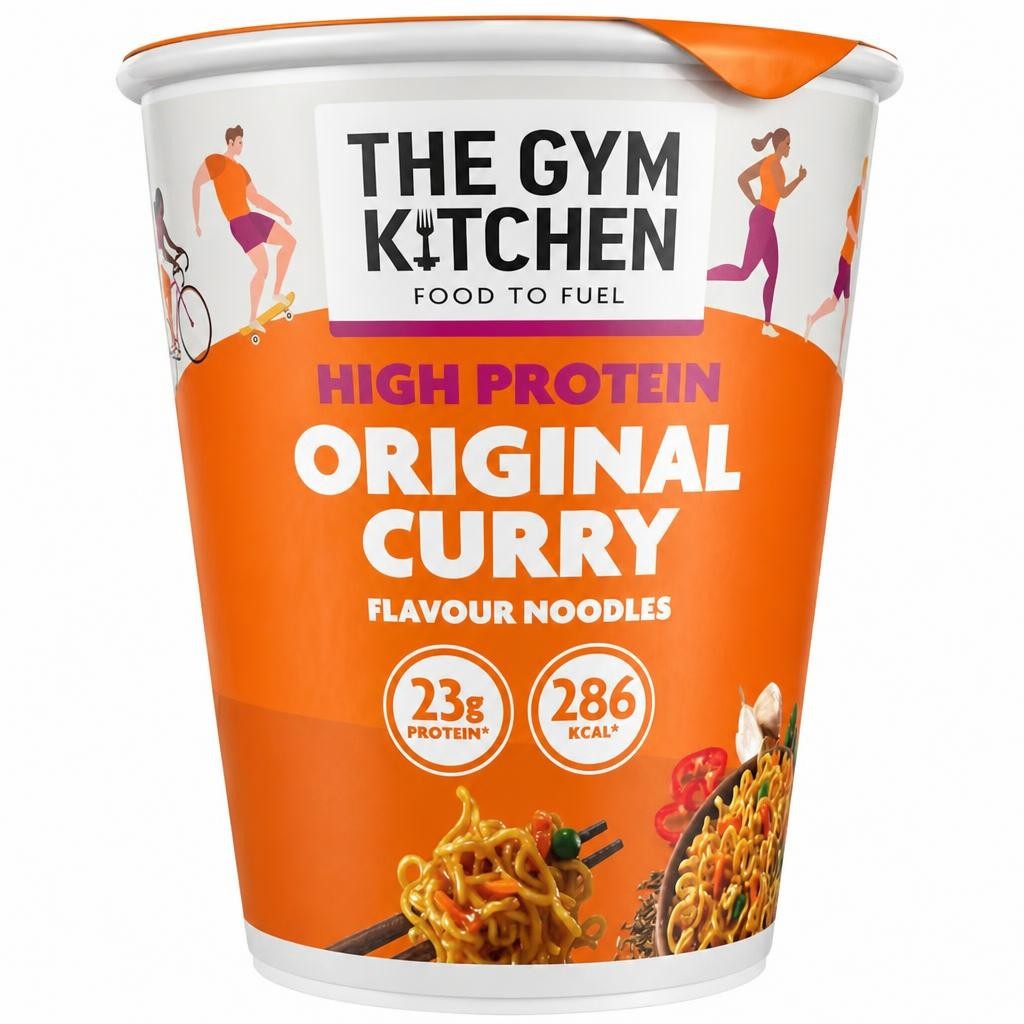 The Gym Kitchen High Protein Original Curry Flavour Noodles 64g