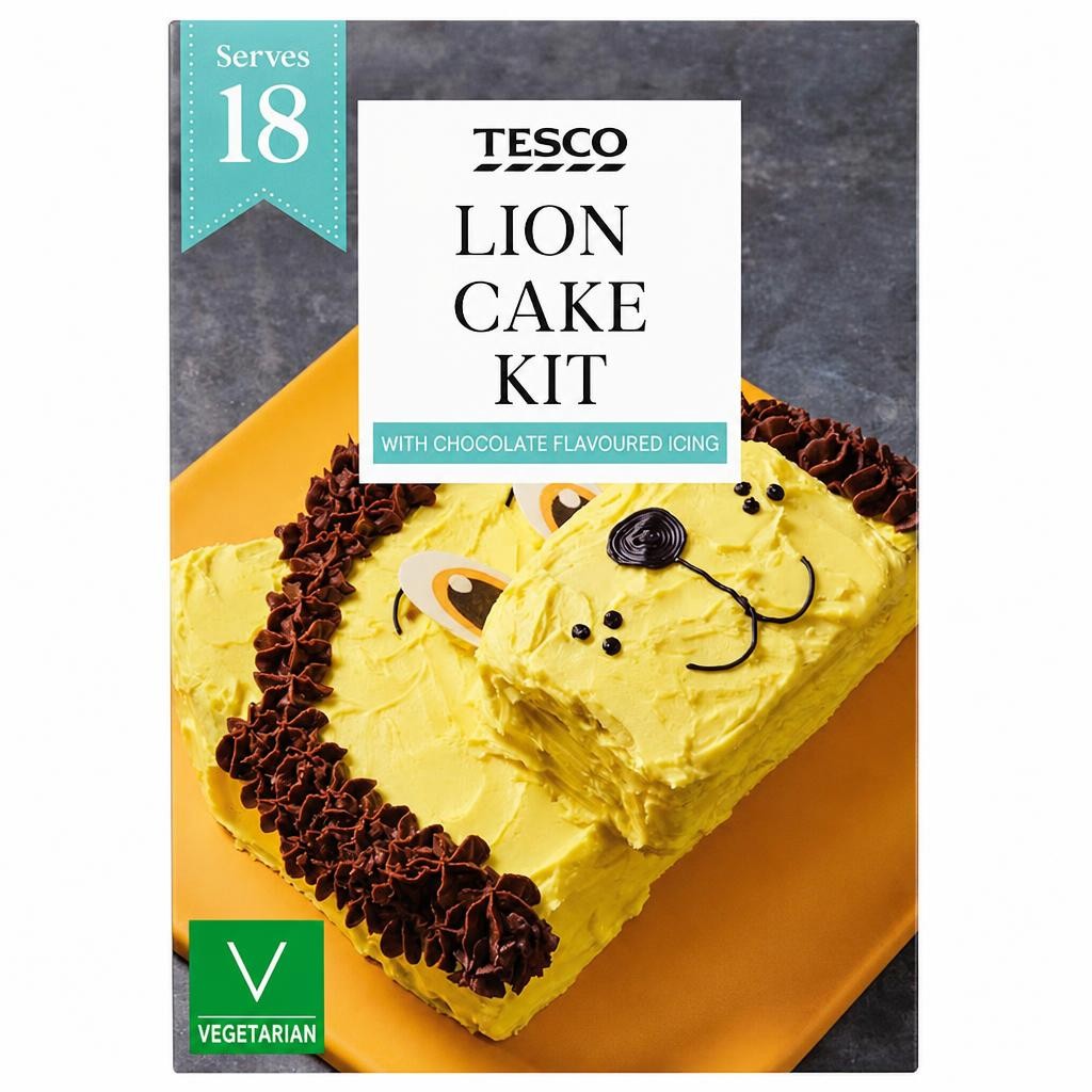 Tesco Lion Cake Kit 810g