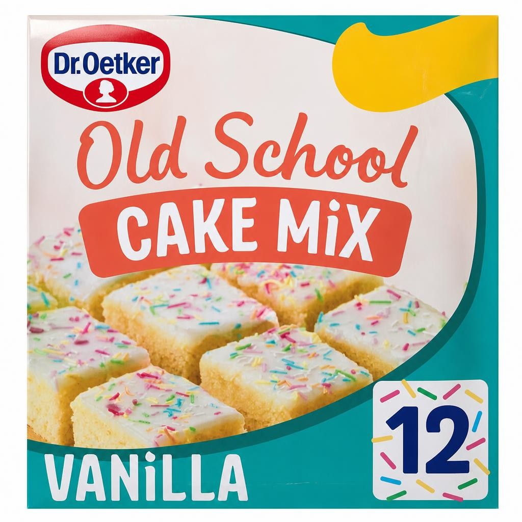 Dr. Oetker Old School Cake Mix - Vanilla 436g