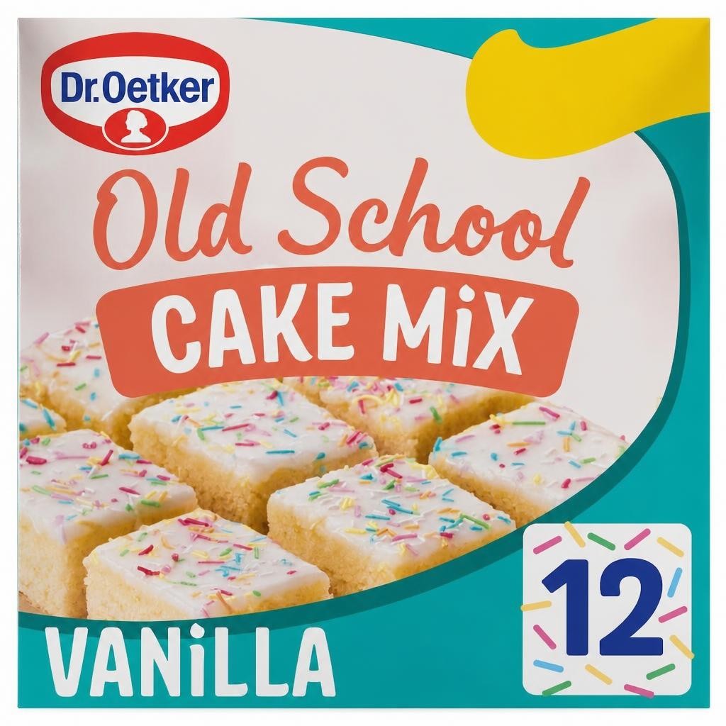 Dr. Oetker Old School Cake Mix - Vanilla 436g