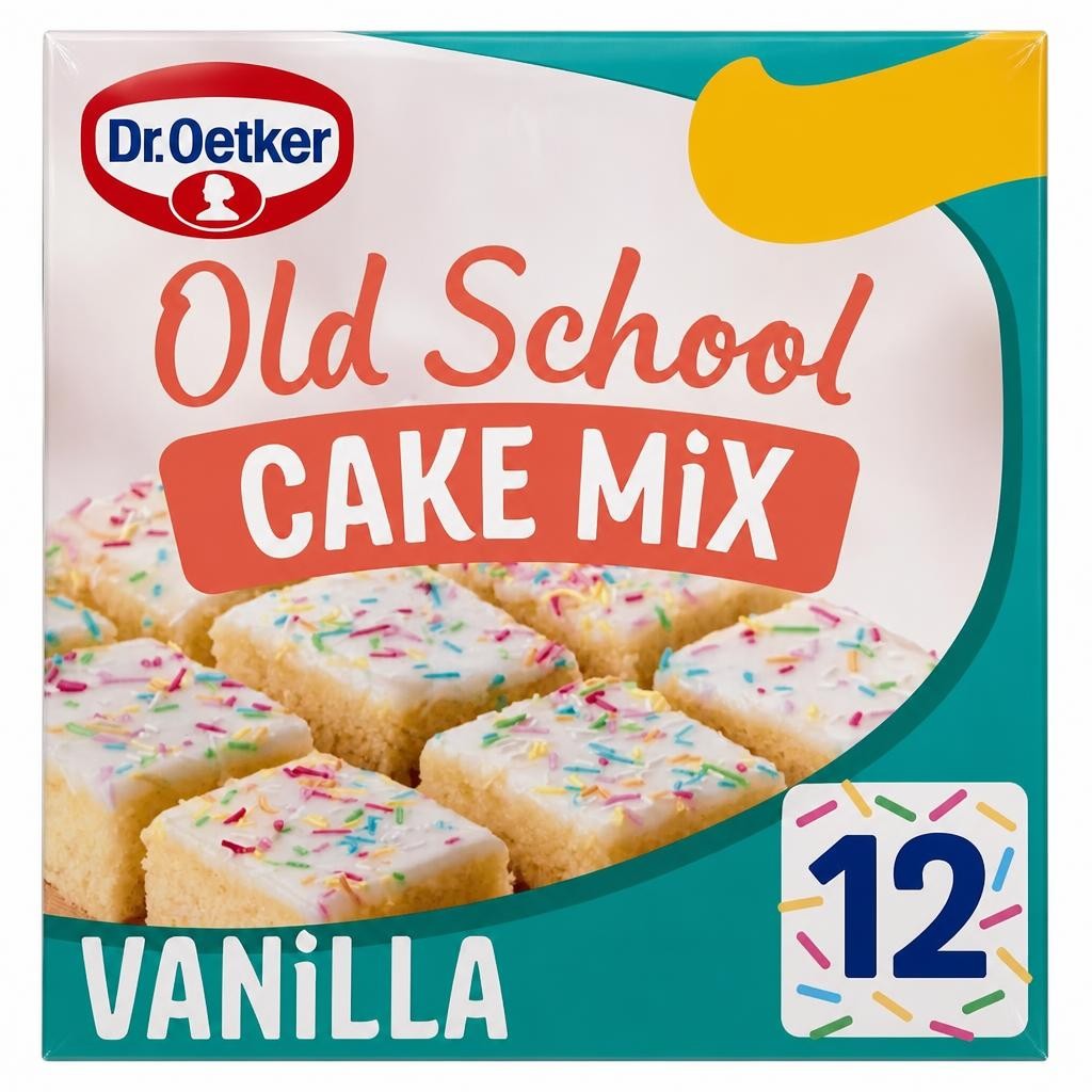 Dr. Oetker Old School Cake Mix - Vanilla 436g