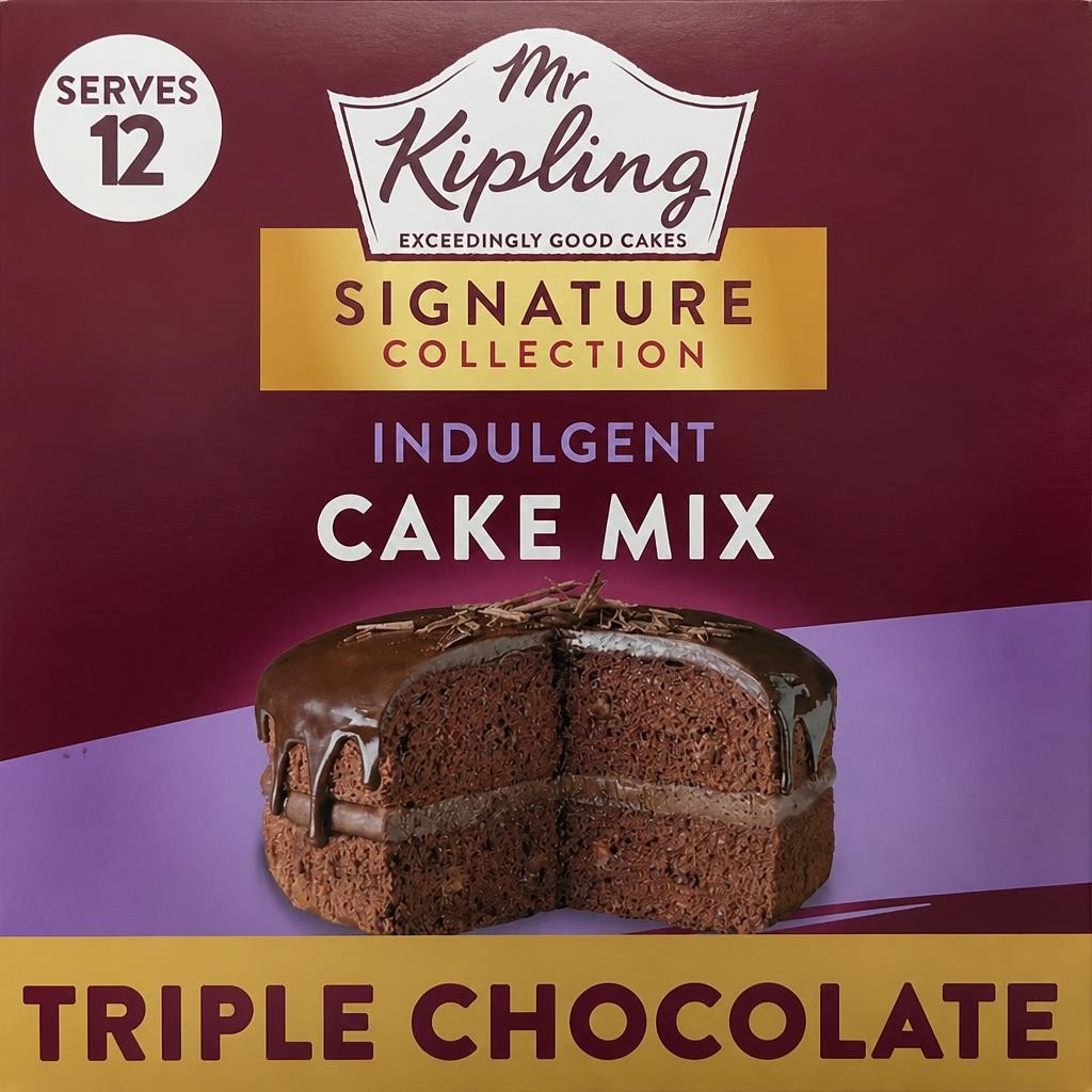 Mr Kipling Signature Baking Triple Chocolate Cake Mix 416g
