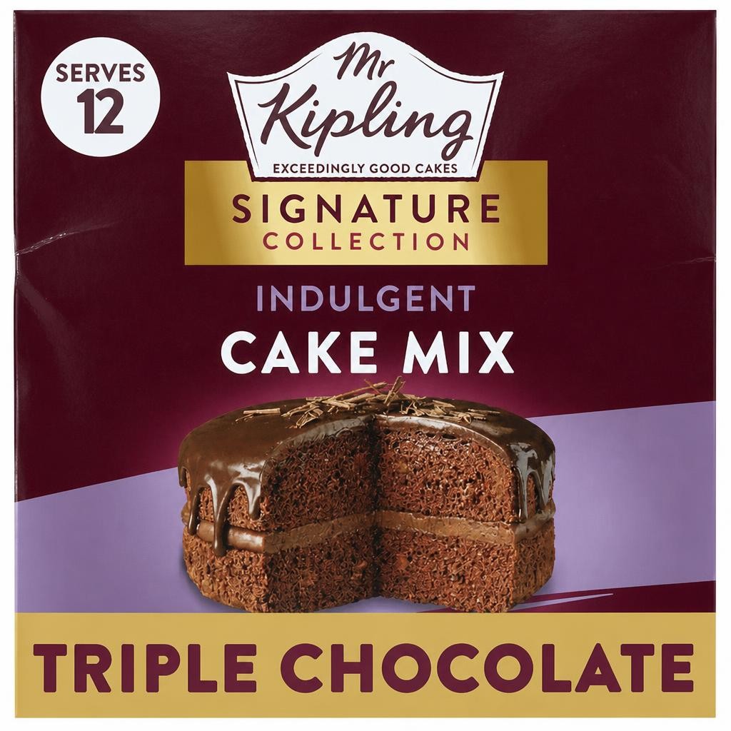 Mr Kipling Signature Baking Triple Chocolate Cake Mix 416g