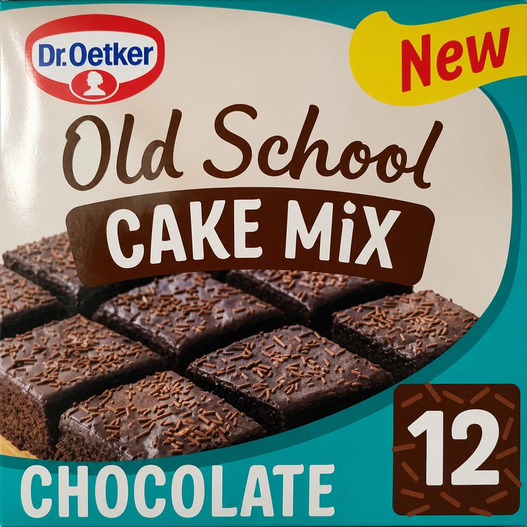 Dr. Oetker Old School Cake Mix - Chocolate 436g