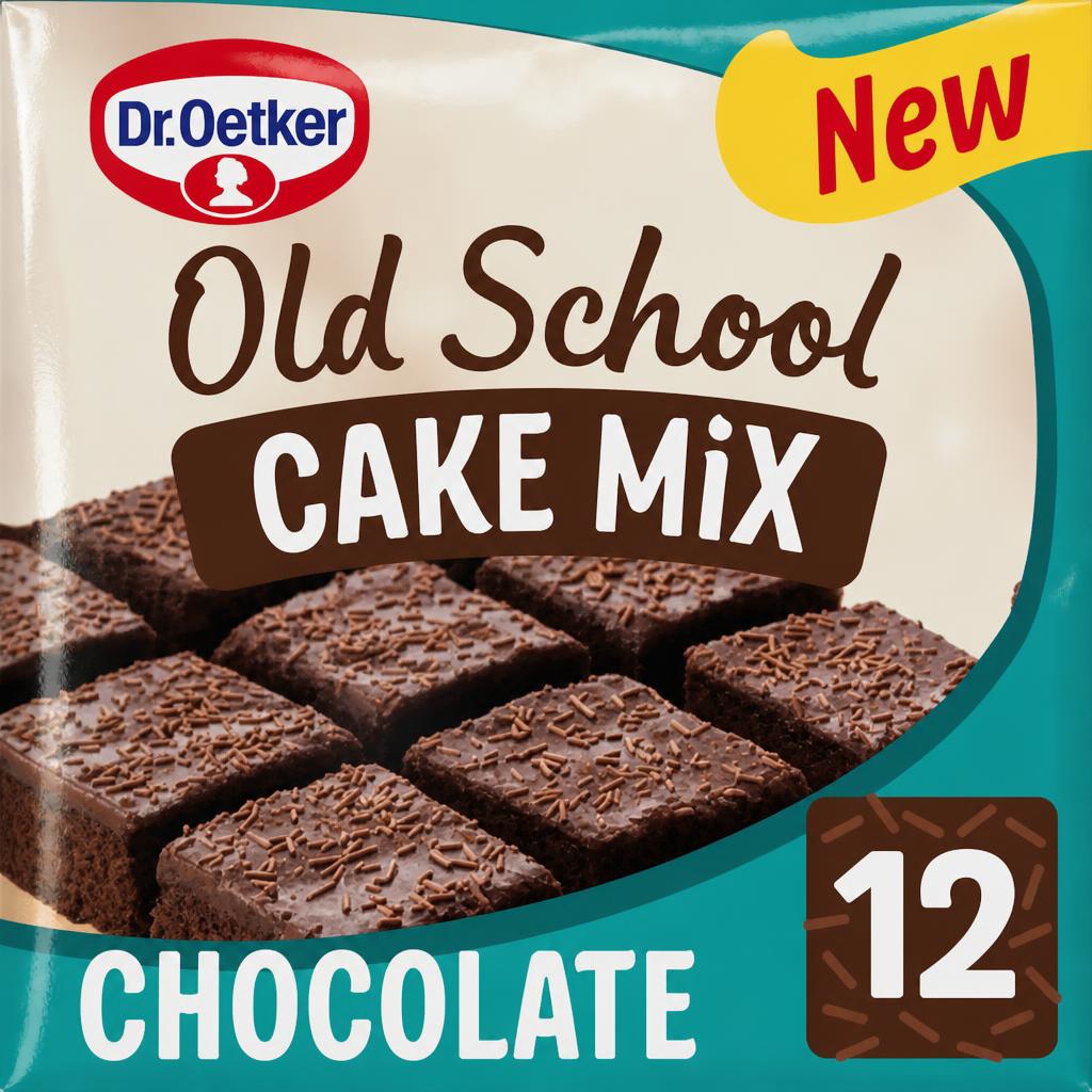 Dr. Oetker Old School Cake Mix - Chocolate 436g