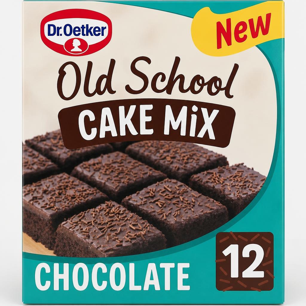 Dr. Oetker Old School Cake Mix - Chocolate 436g