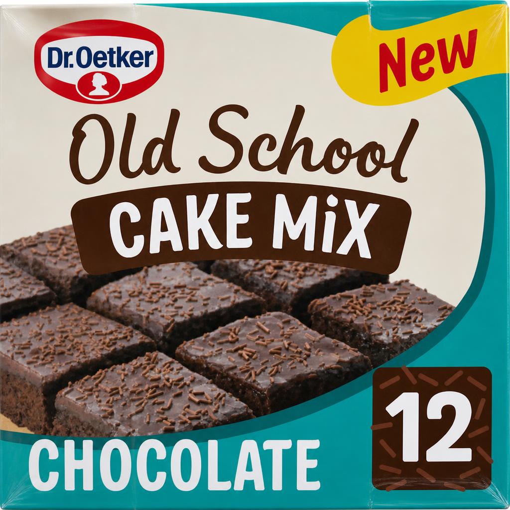 Dr. Oetker Old School Cake Mix - Chocolate 436g