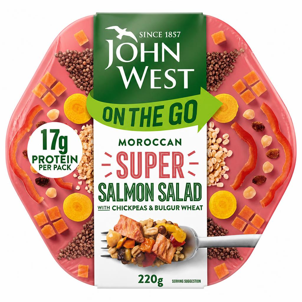 John West Super Salad Moroccan Salmon 220g