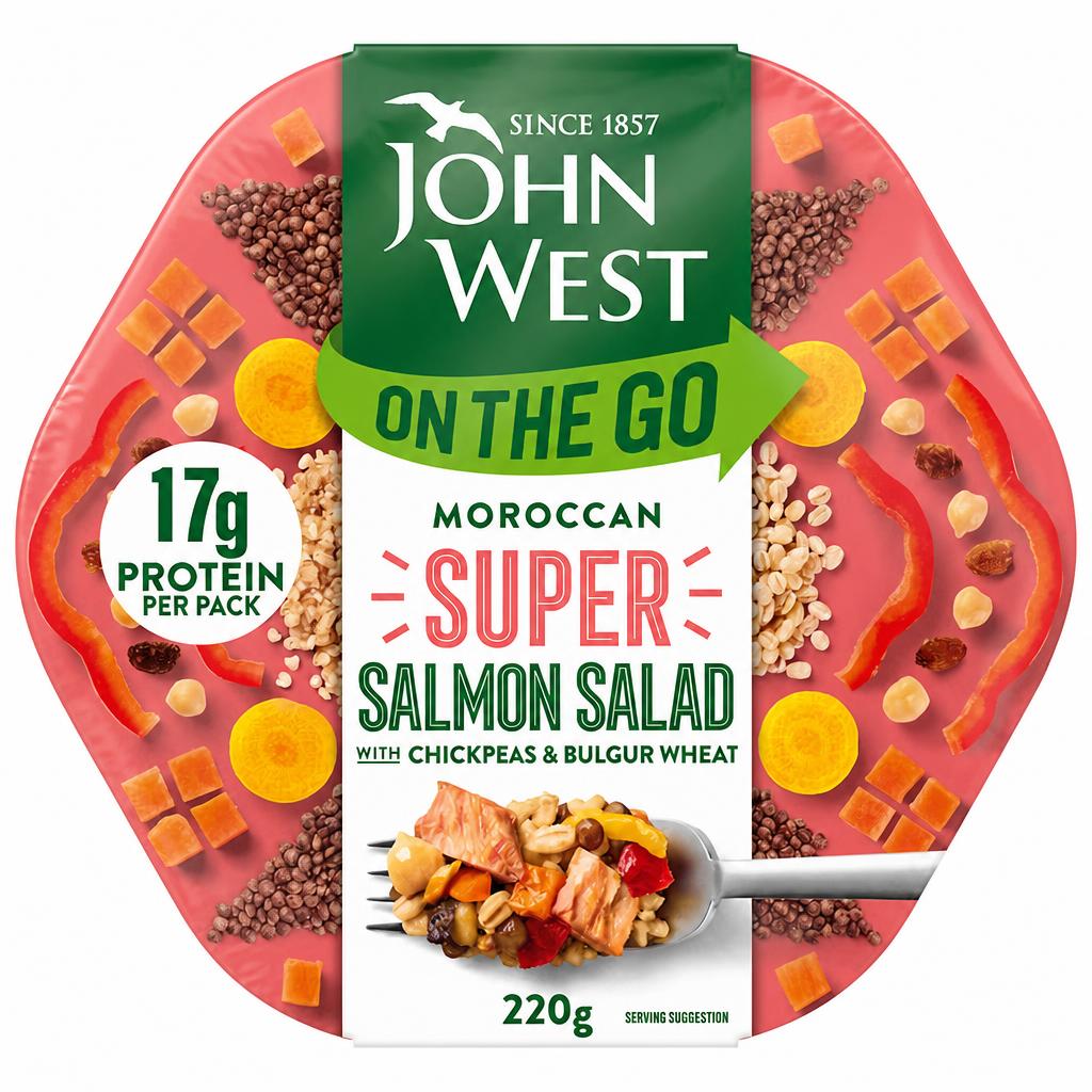 John West Super Salad Moroccan Salmon 220g