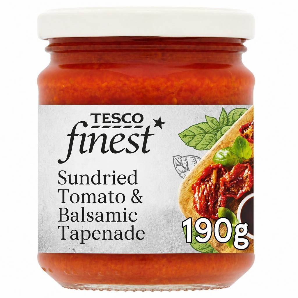 Tesco Finest Sundried Tomato Balsamic Tapenade 190G