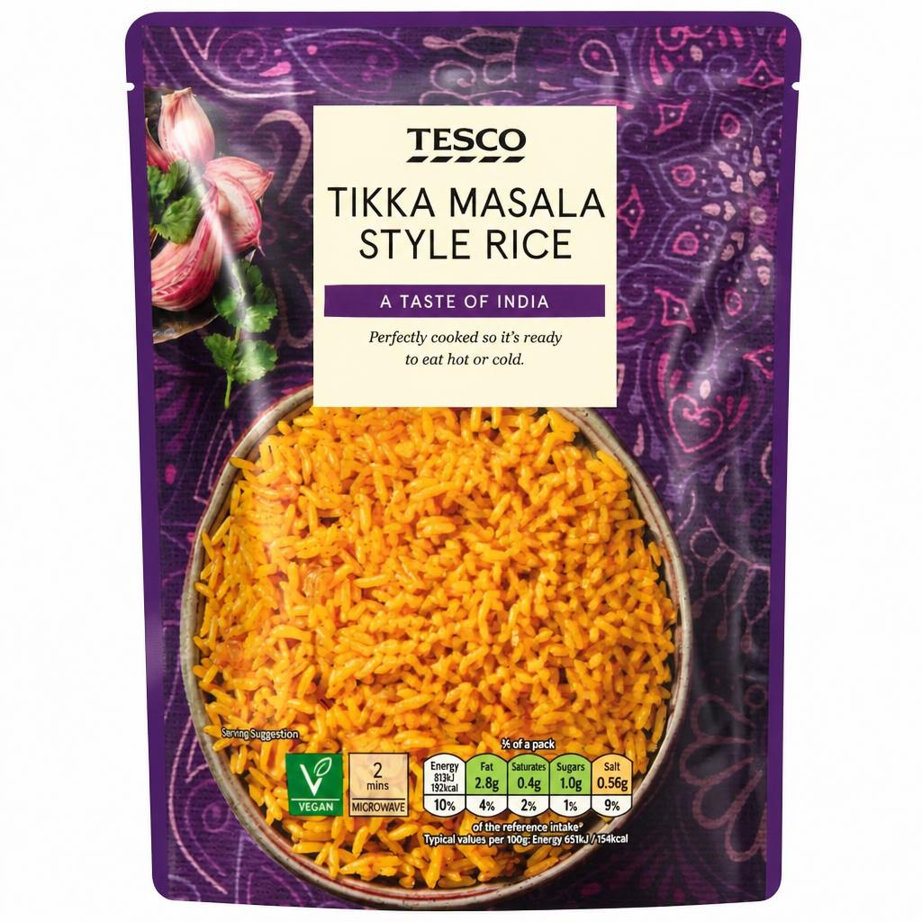 Tesco Tikka Masala Style Rice 250g